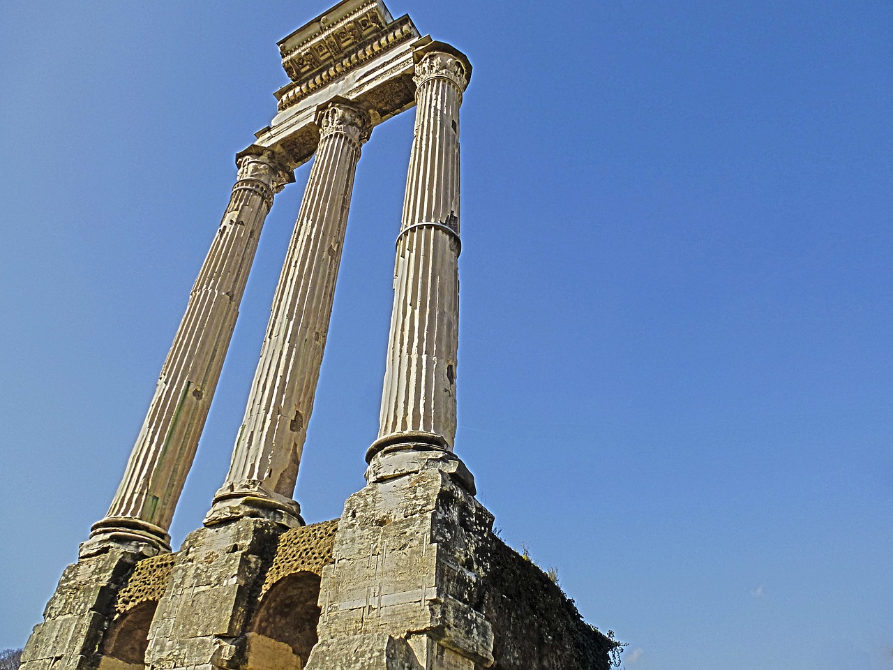 columns rome ancient rome free photo