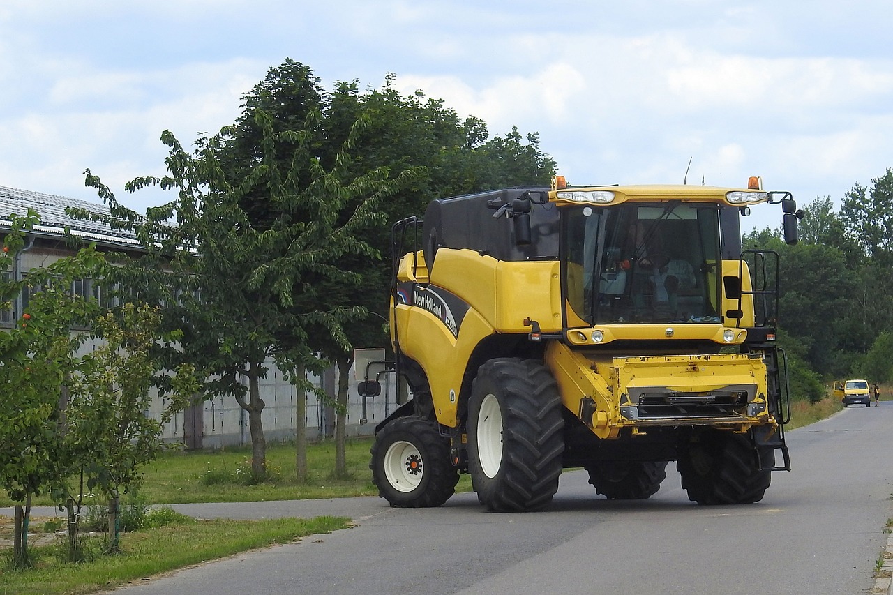 combine harvester harvester agriculture free photo