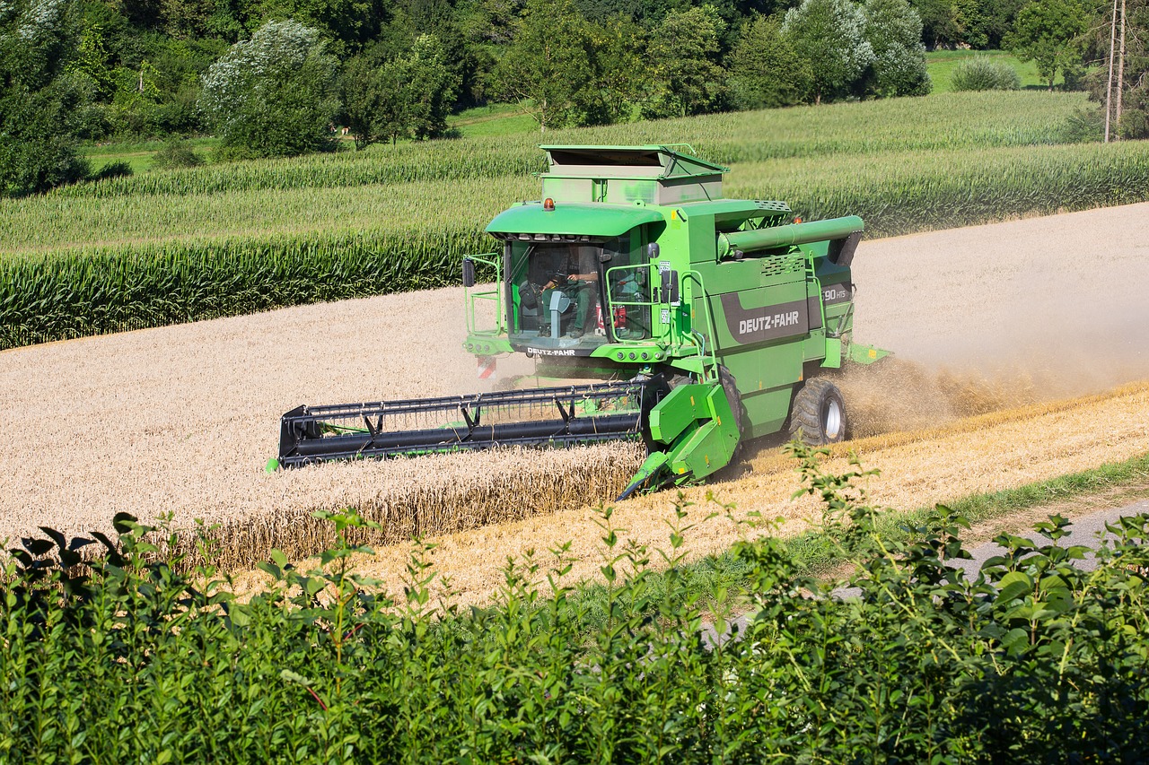 combine harvester harvest harvester free photo