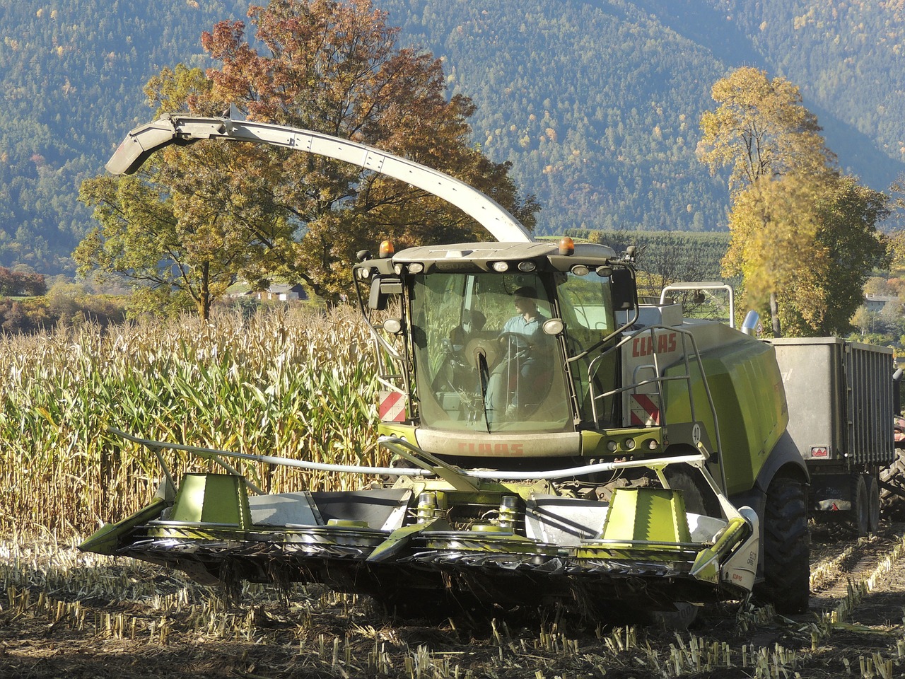 combine harvester harvester vehicle free photo