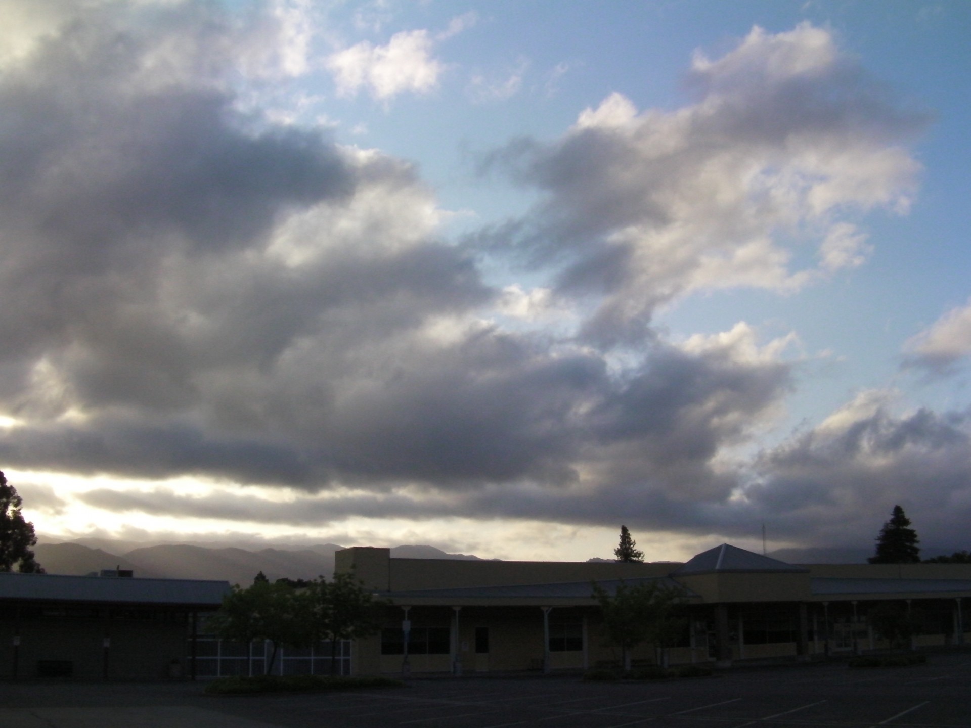 clouds sky gray free photo