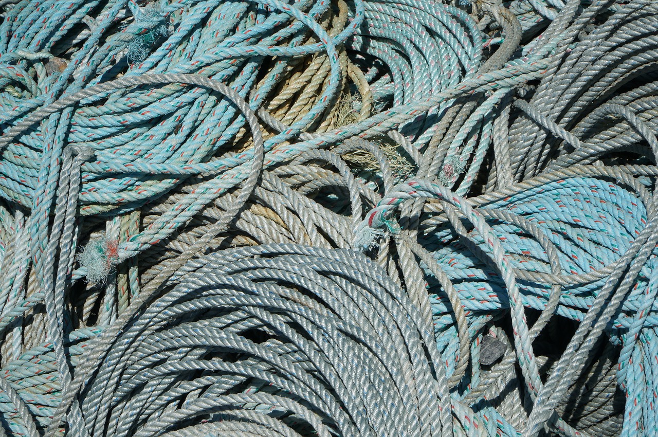 commercial fishing rope free photo