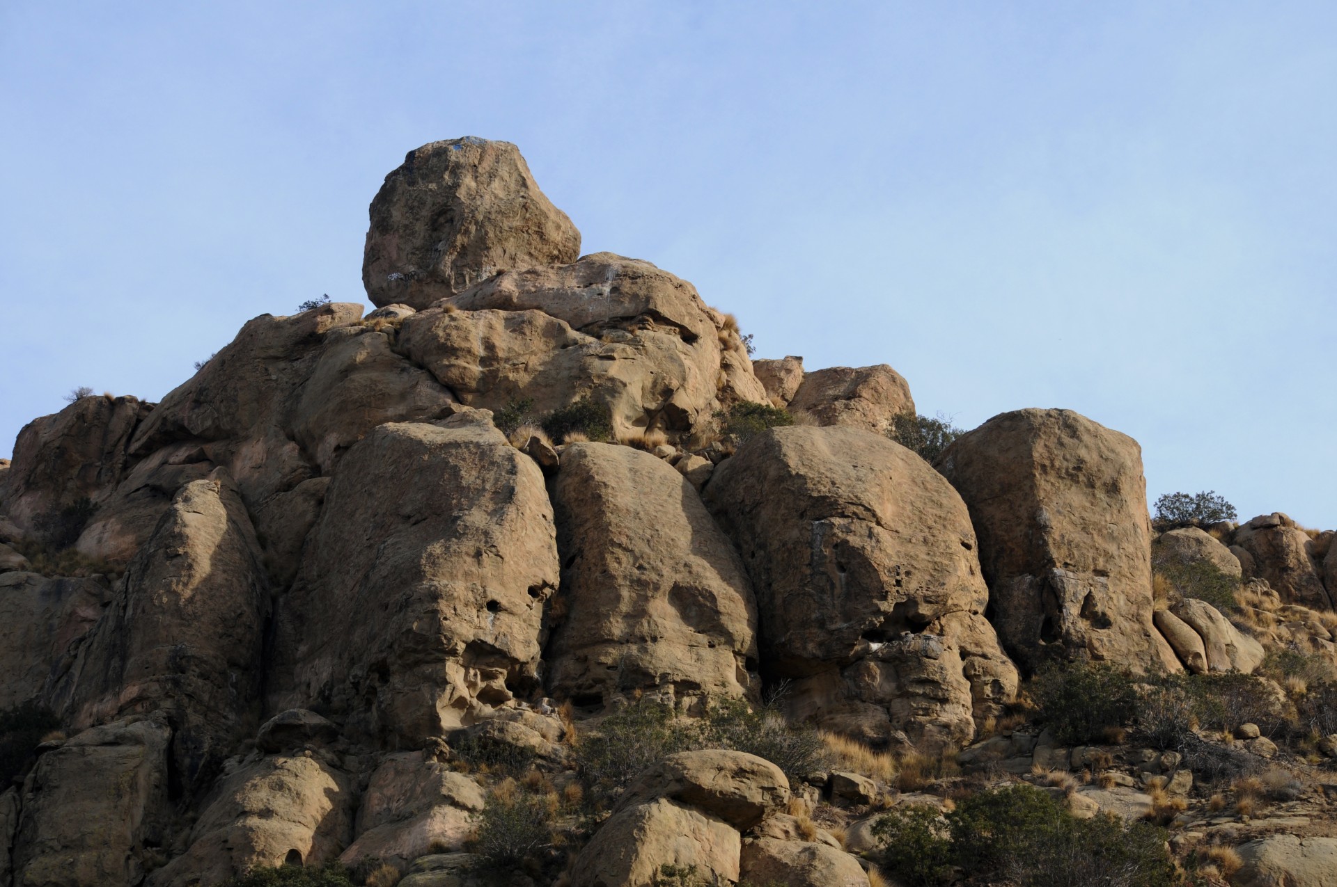 rocks boulders mountain free photo