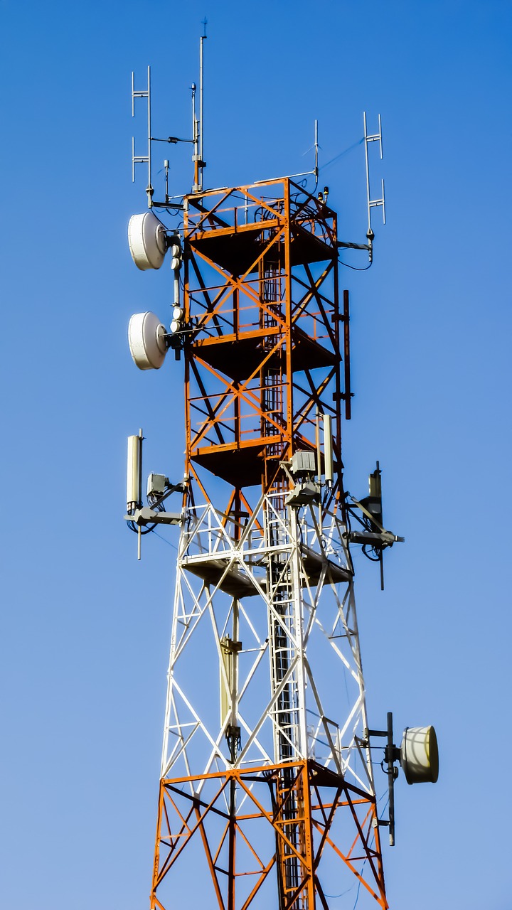 communication tower technology free photo