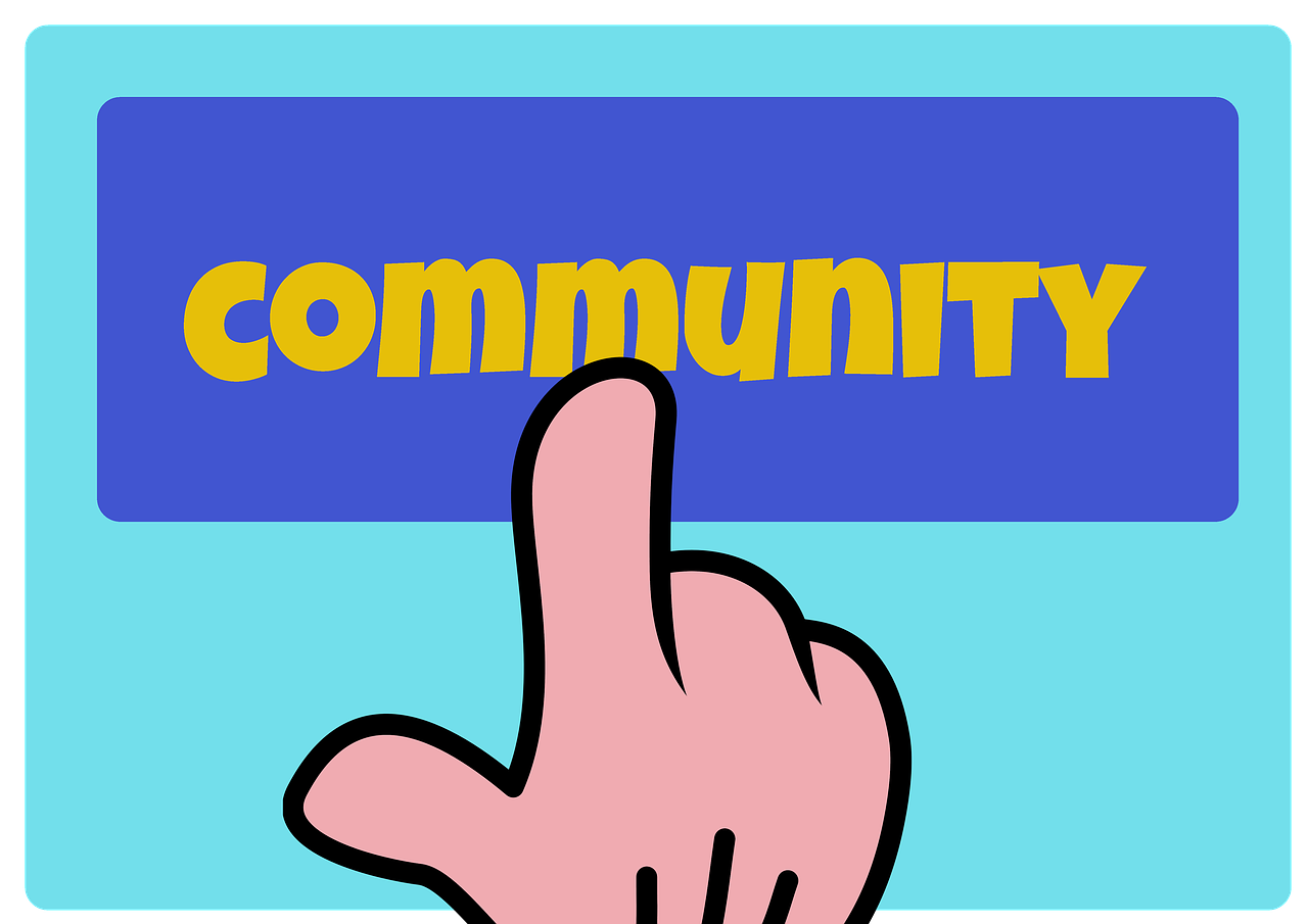 community hand icon free photo