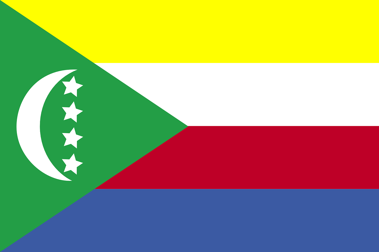 comoros,flag,nation,country,symbol,sign,africa,free vector graphics,free pictures, free photos, free images, royalty free, free illustrations, public domain