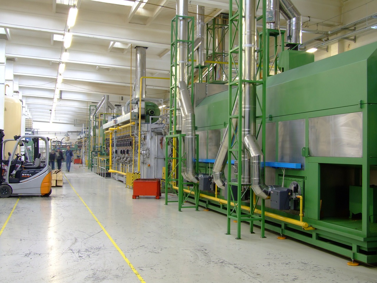 company factory production free photo