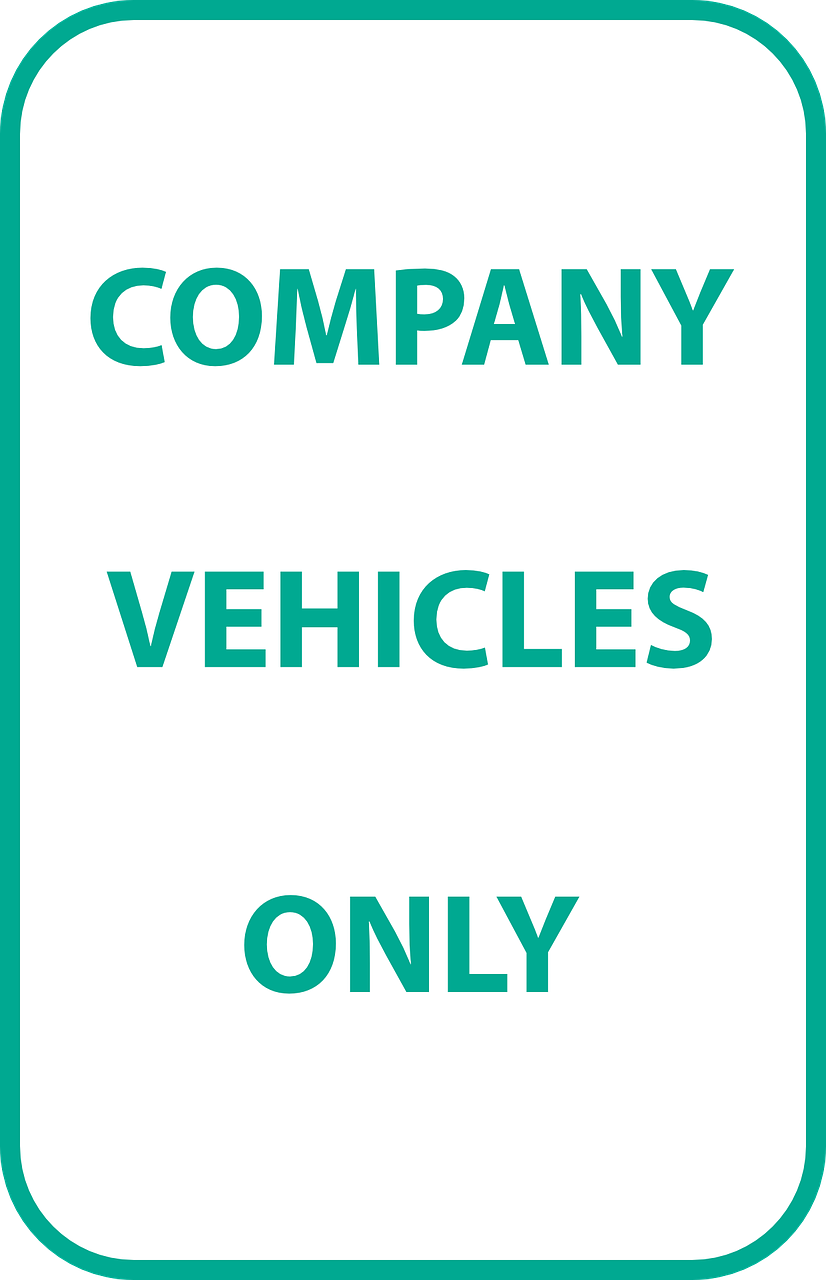 company vehicles only free photo