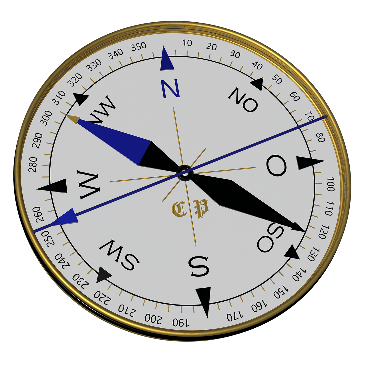 compass black blue free photo