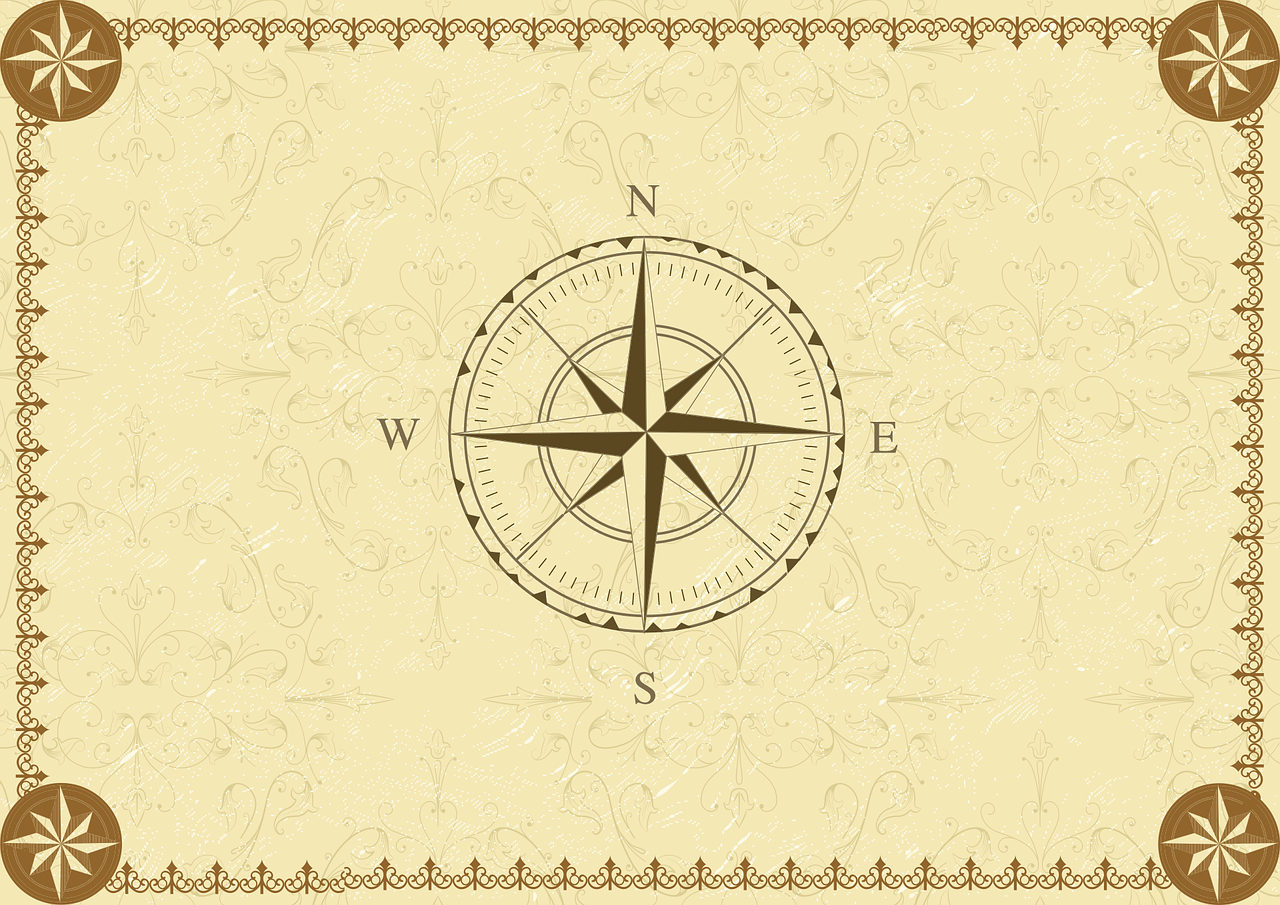 compass vintage south free photo