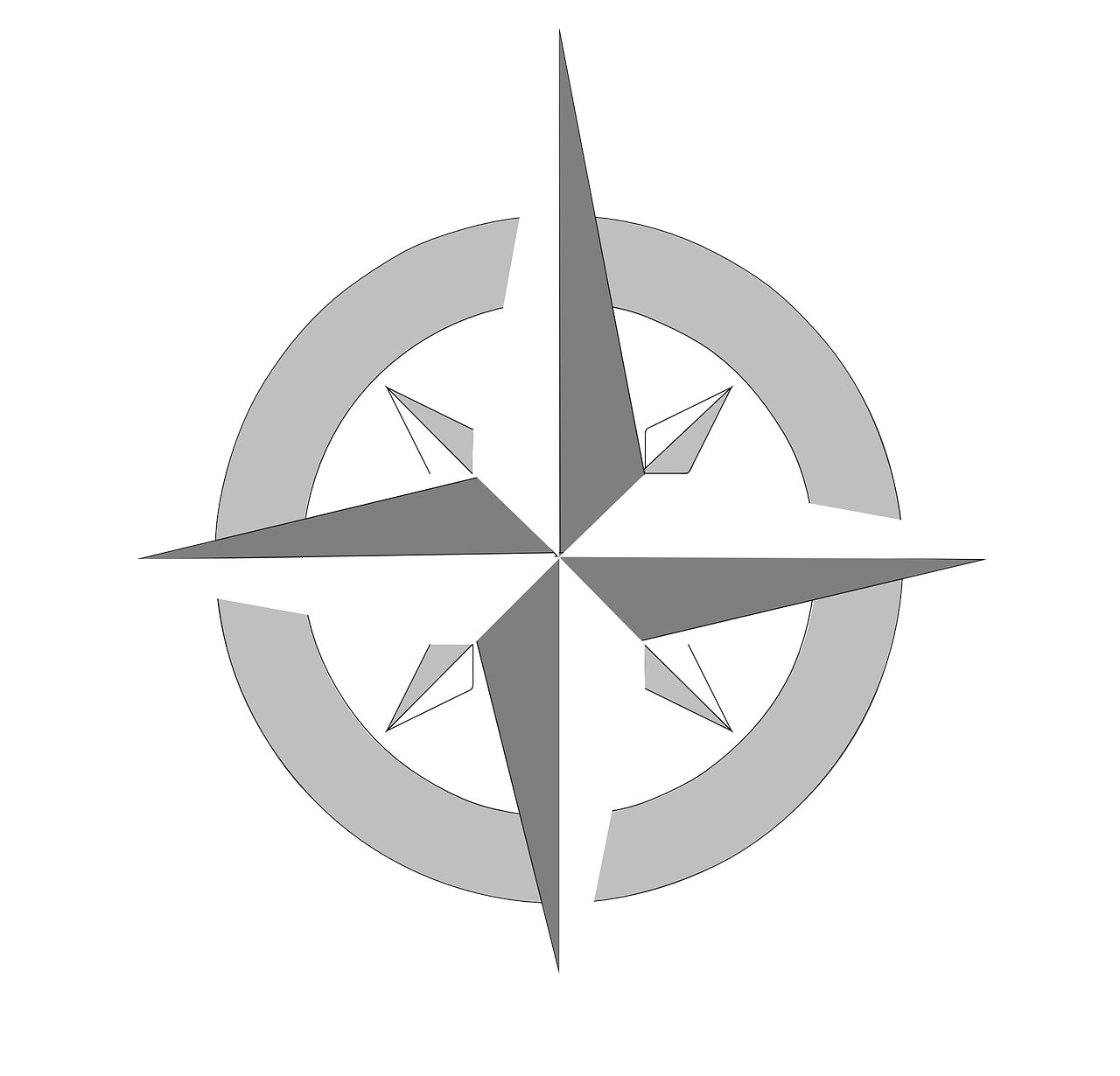 compass windrose navigation free photo