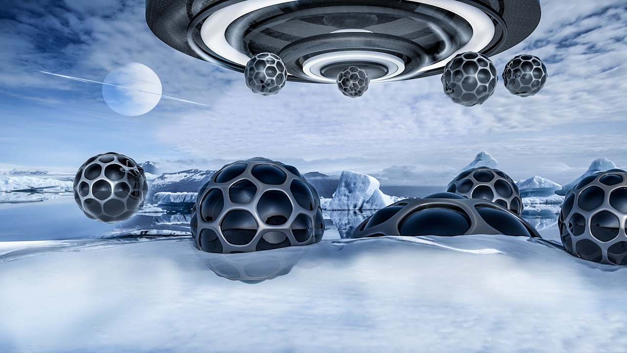 composing ice planet 3d free photo