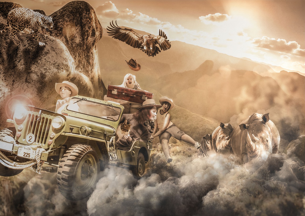 composite  compositing  jeep free photo