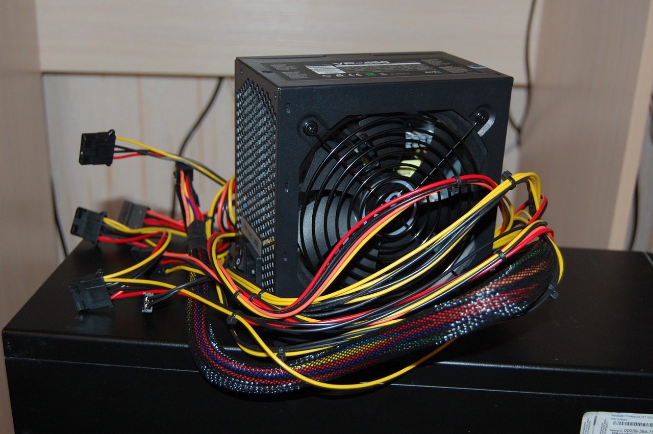 computer power supply wire free photo