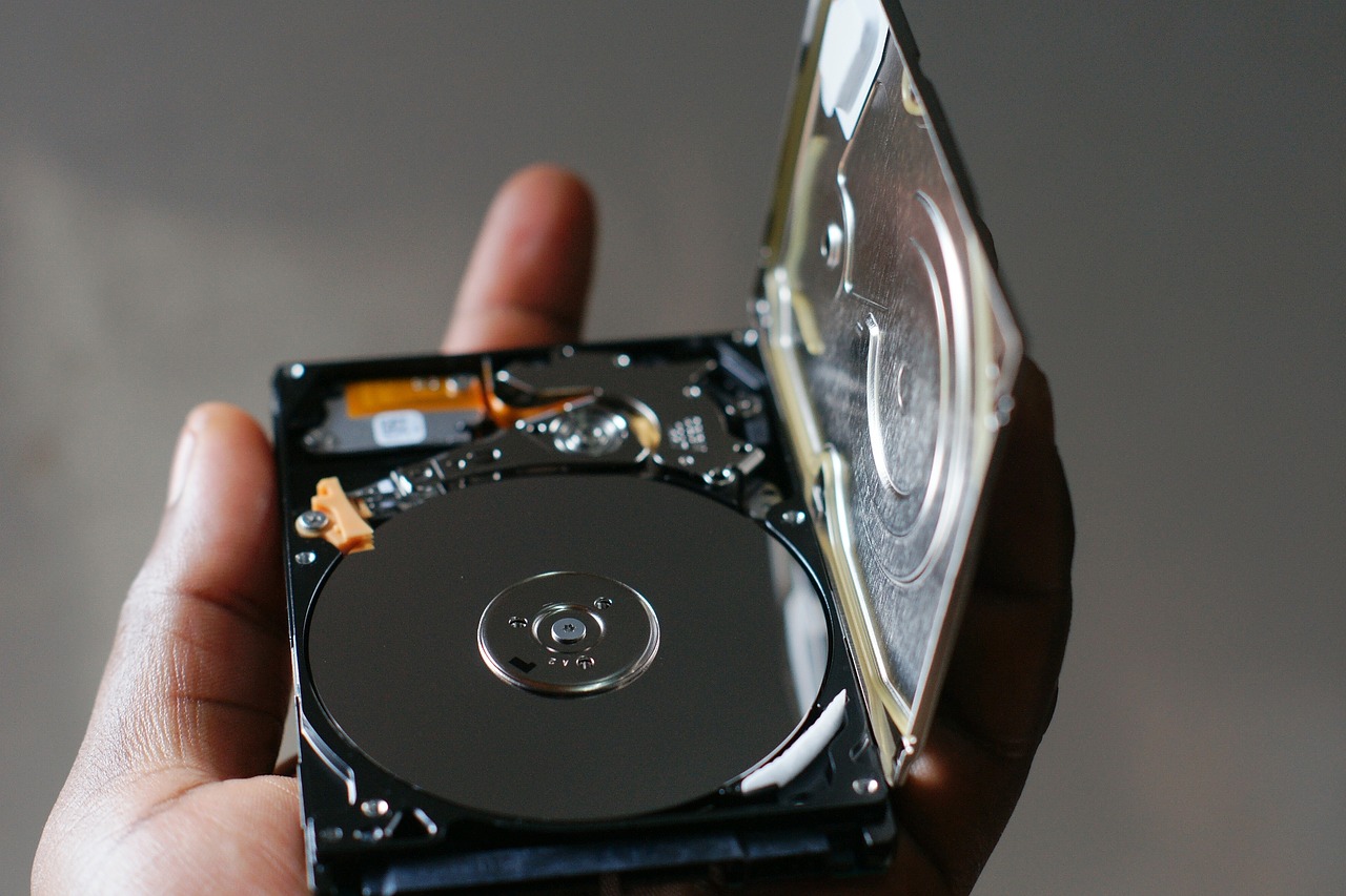 computer hard disk hard drive free photo