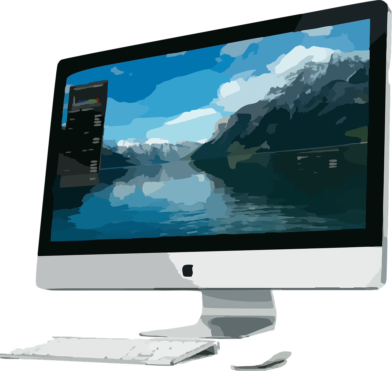 computer apple inc monitor free photo