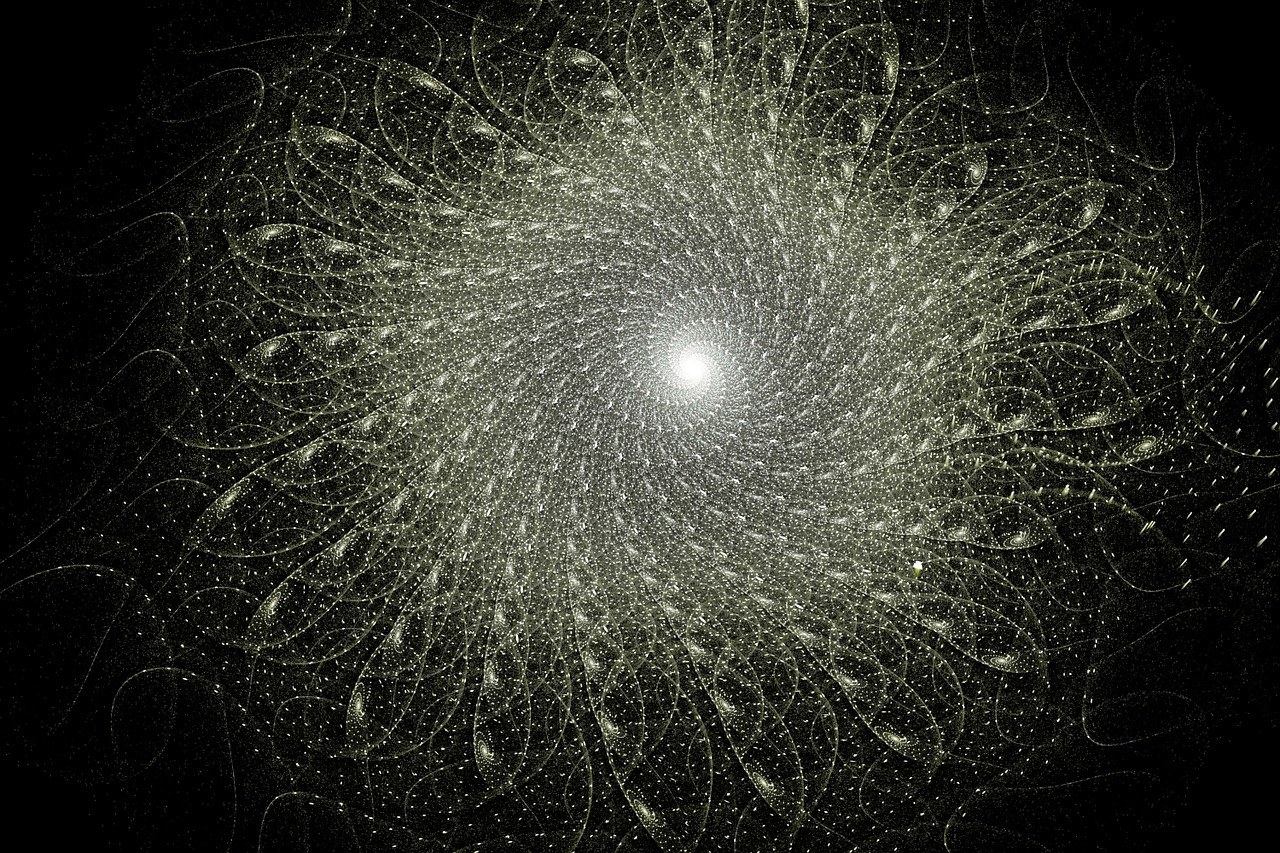 computer art spiral fractals free photo