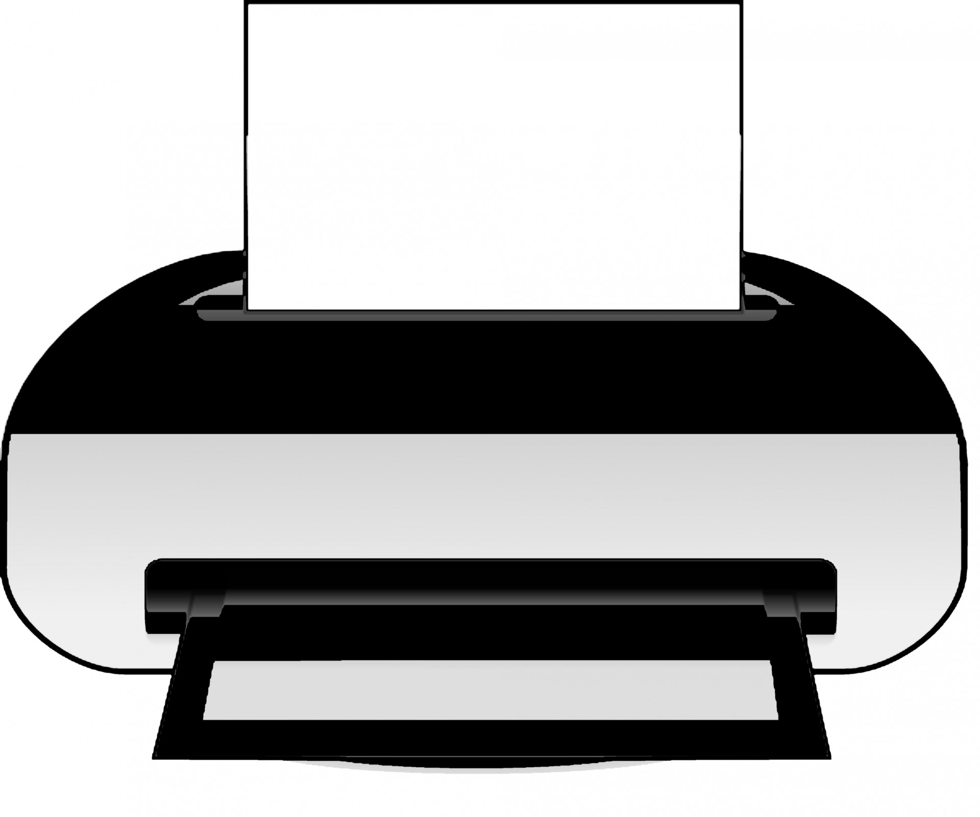 computer printer silhouette free photo