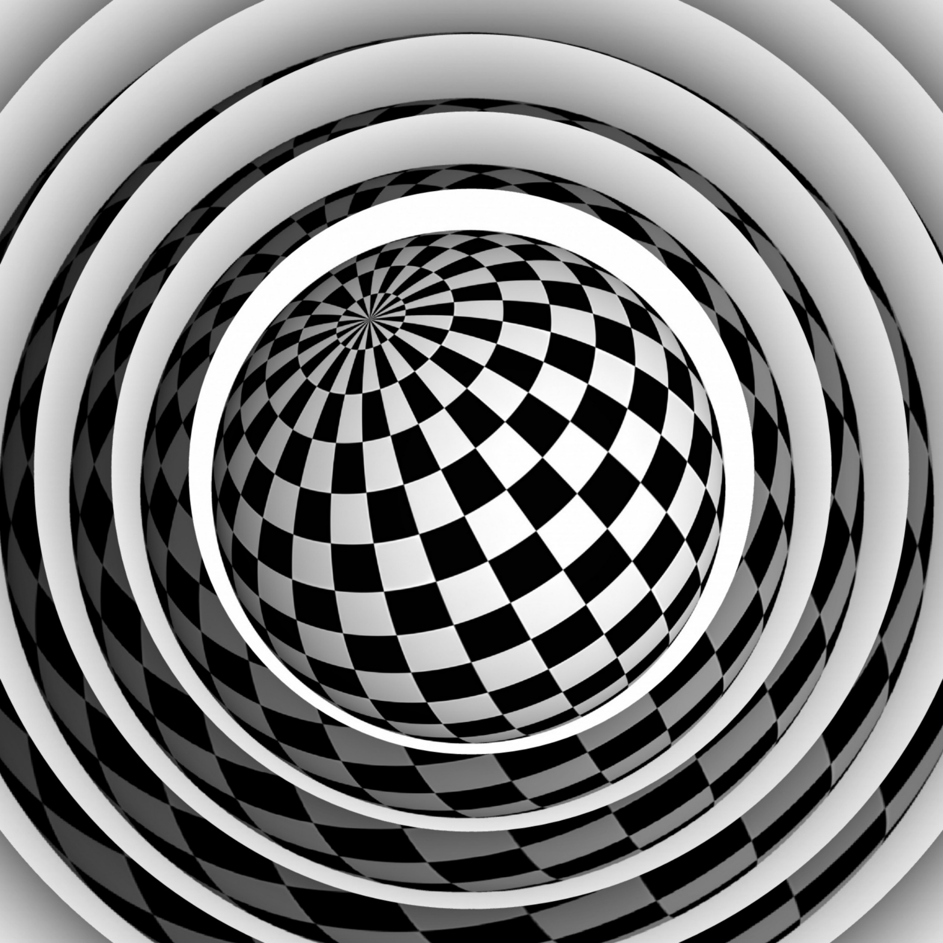 wallpaper concentric checker free photo