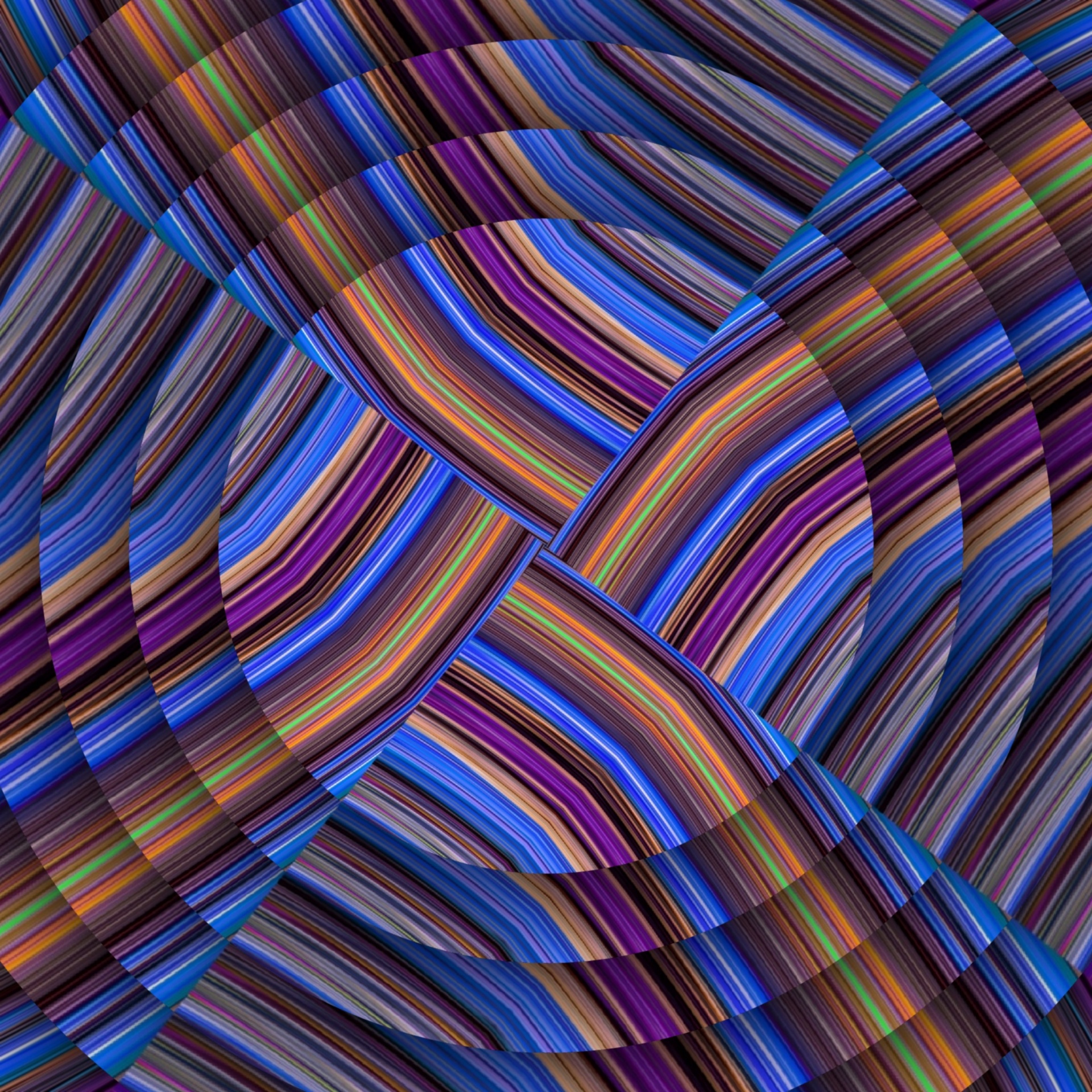 wallpaper concentric kaleidoscopic free photo