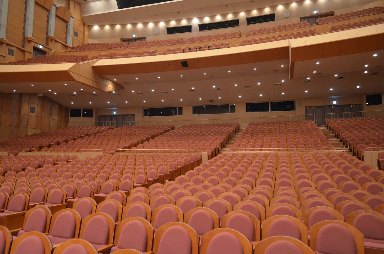 concert seats hall free photo