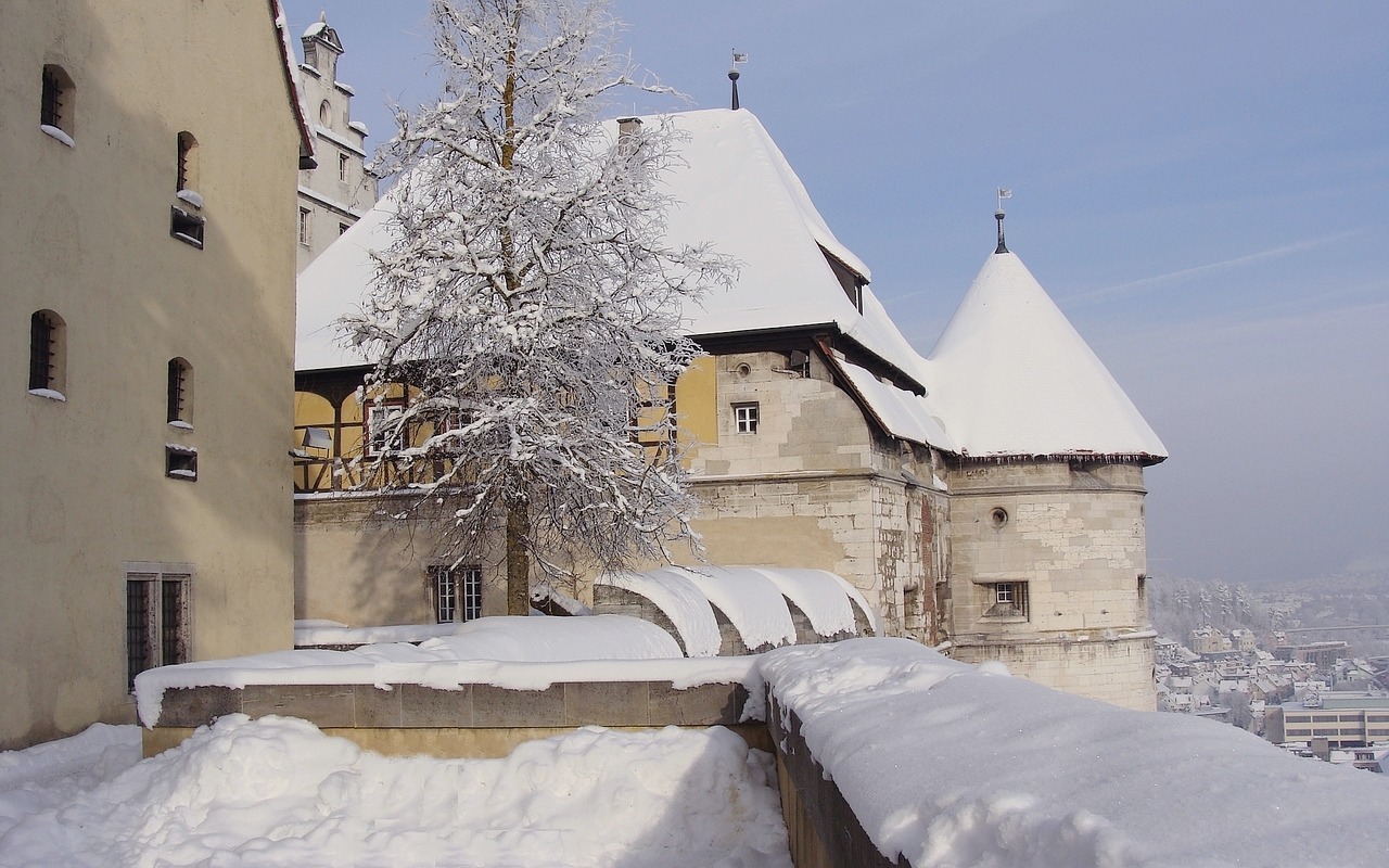 concluded bright stone heidenheim germany castle free photo