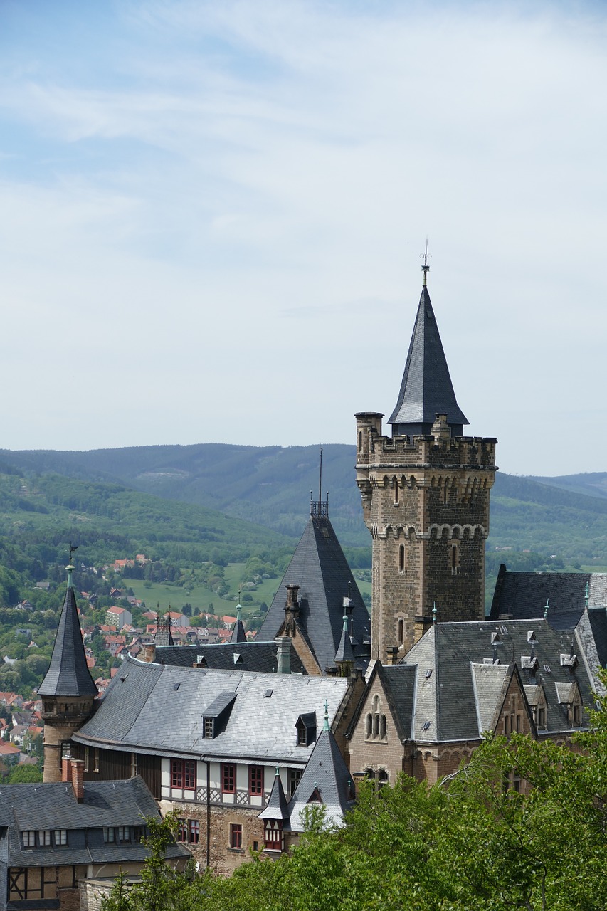 concluded wernigerode tower castle tower free photo