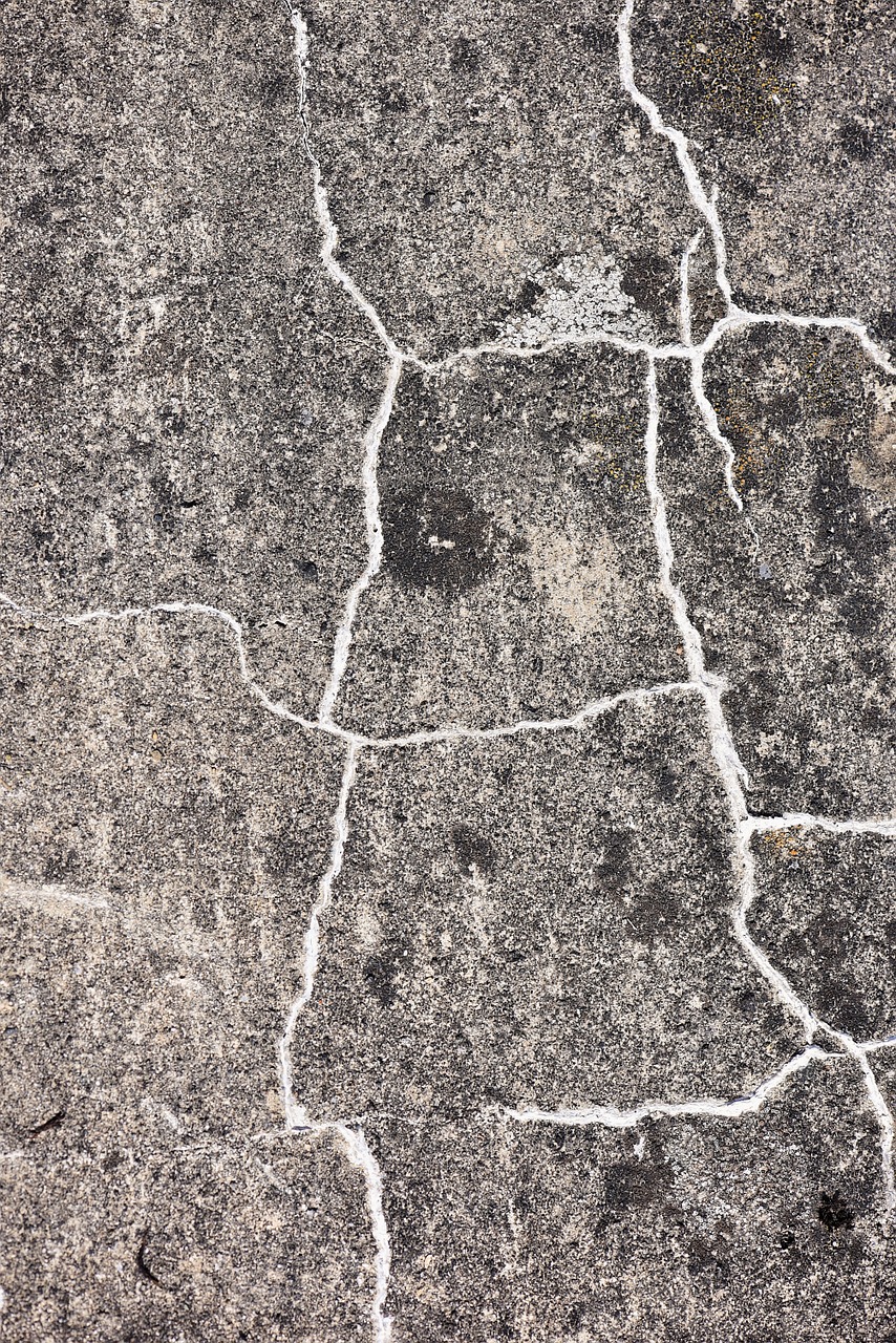 concrete stone cracks free photo