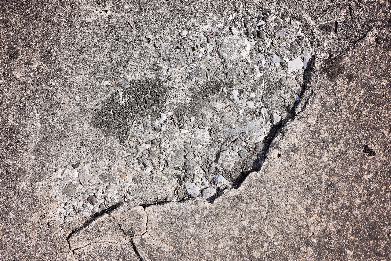 concrete stone cracks free photo