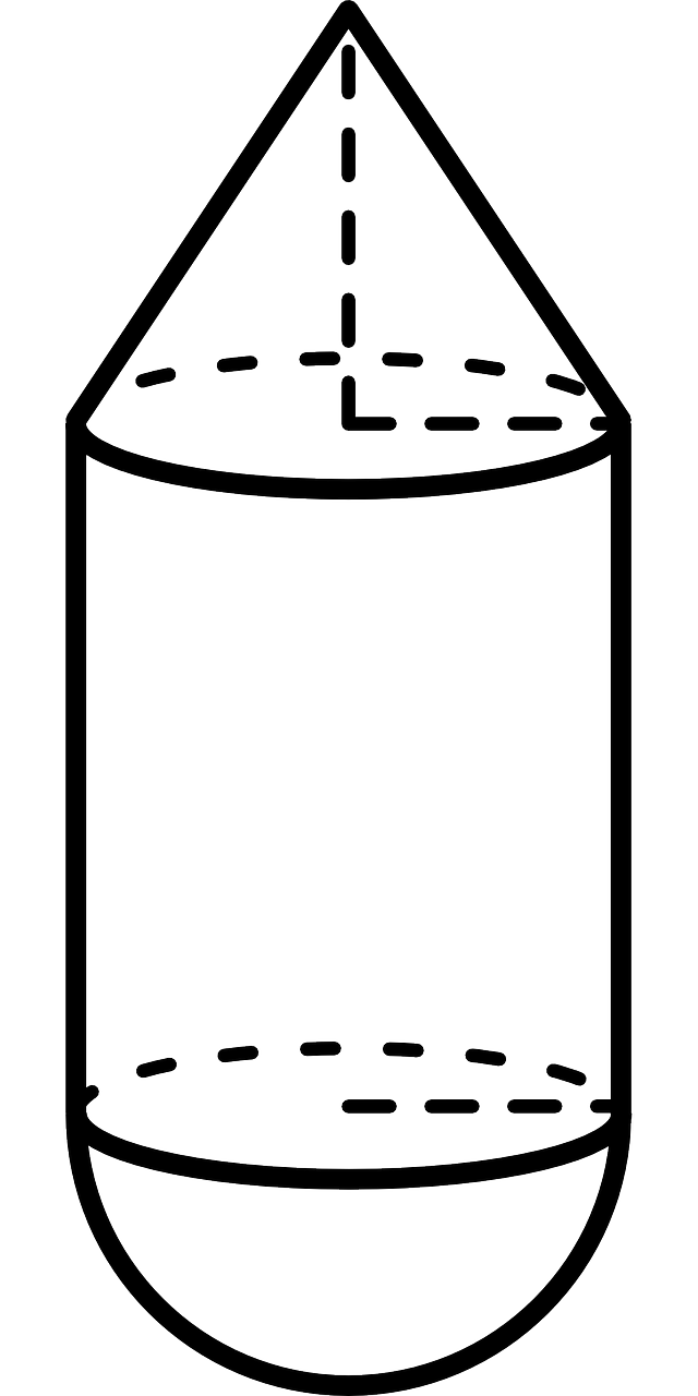 cone cylinder solids free photo