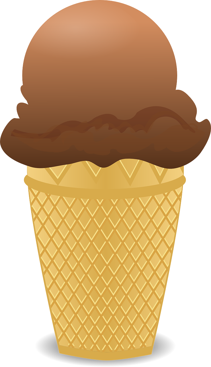 cone ice cream waffle free photo