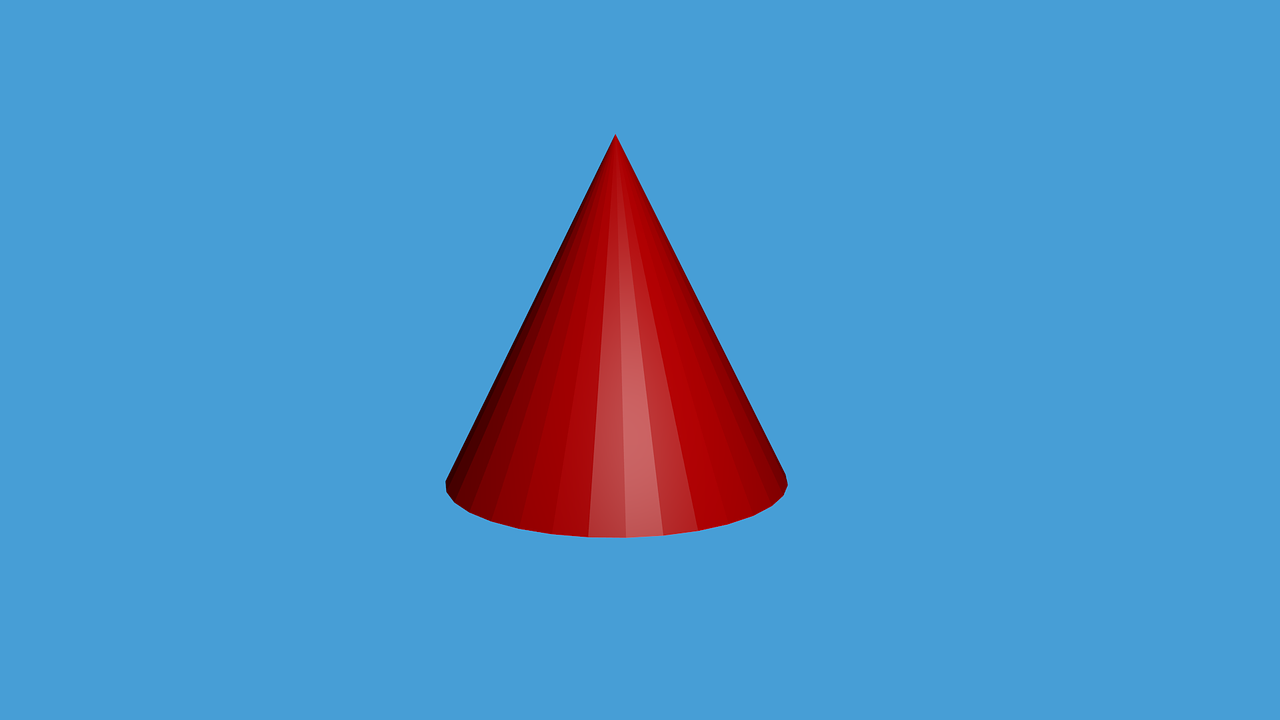 cone shape 3d free photo