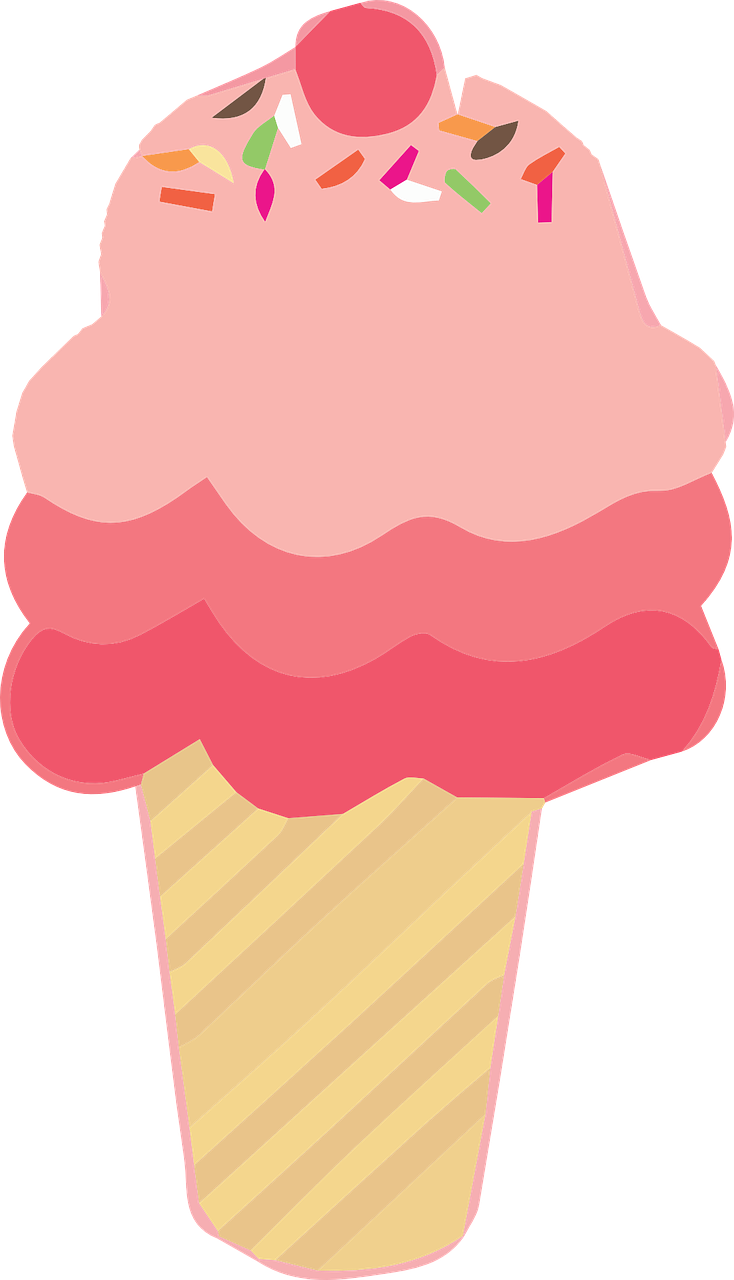 Download Ice Cream, Dessert, Summer. Royalty-Free Vector Graphic