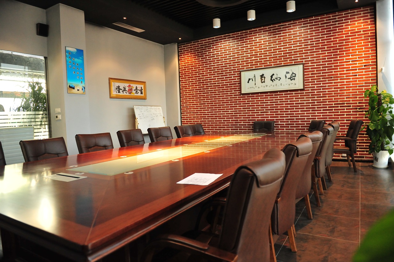 conference room the company business negotiations free photo