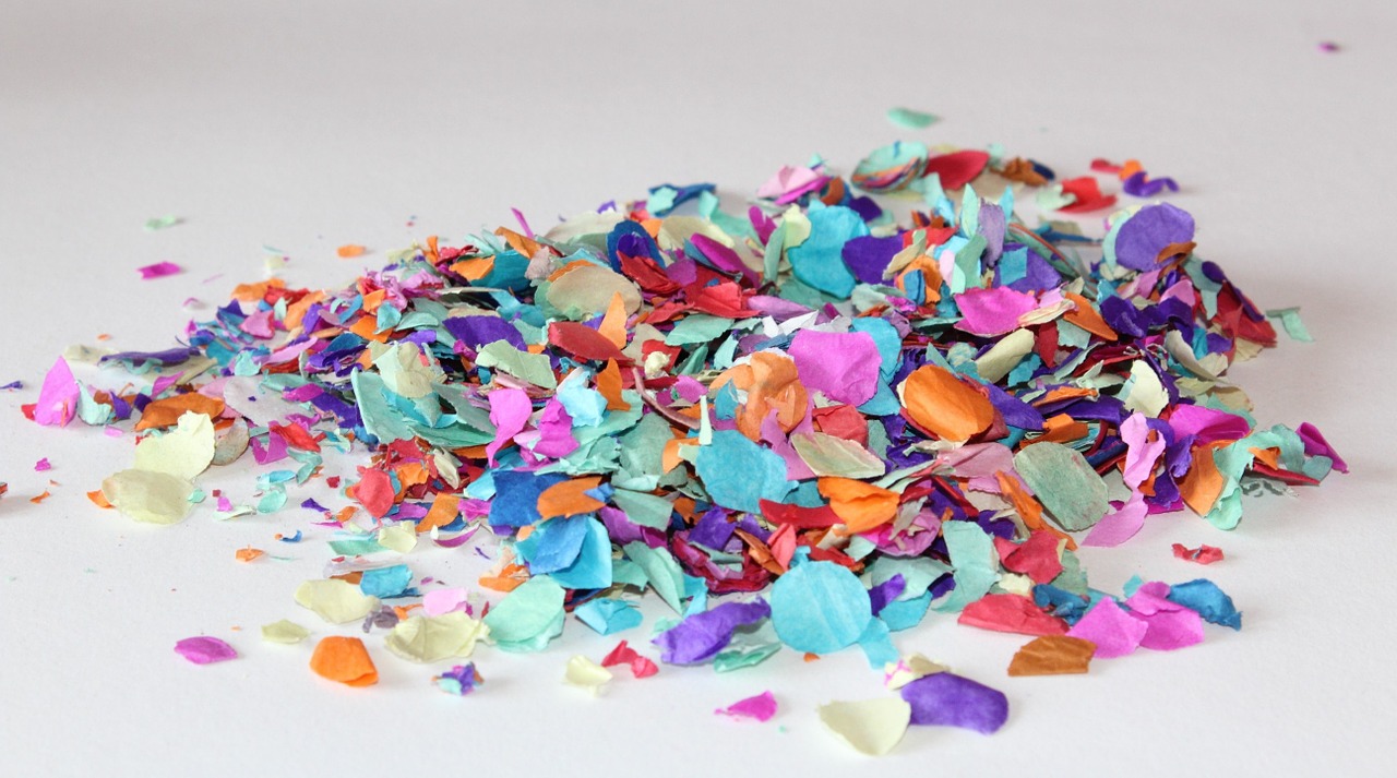 confetti colorful party free photo