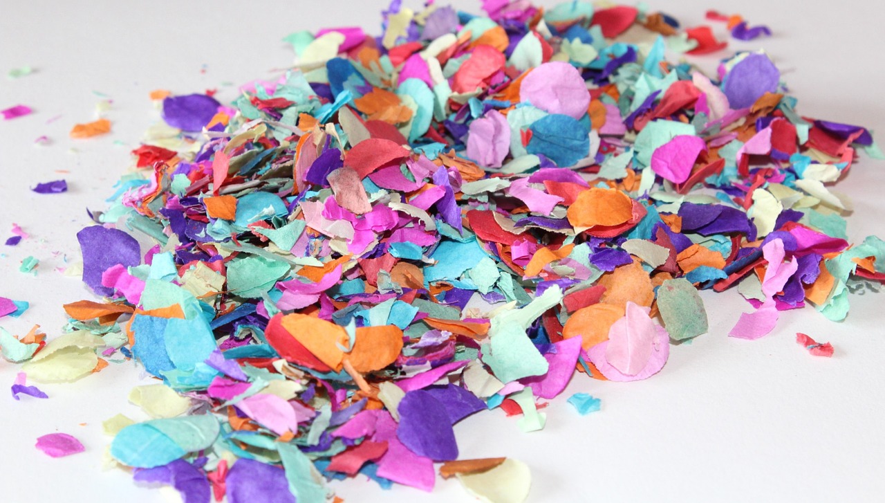 confetti colorful party free photo