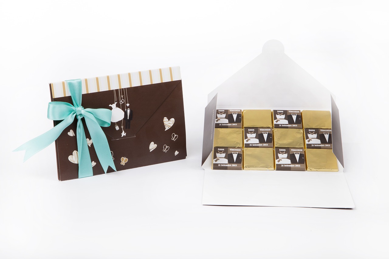 confetti chocolate packaging free photo