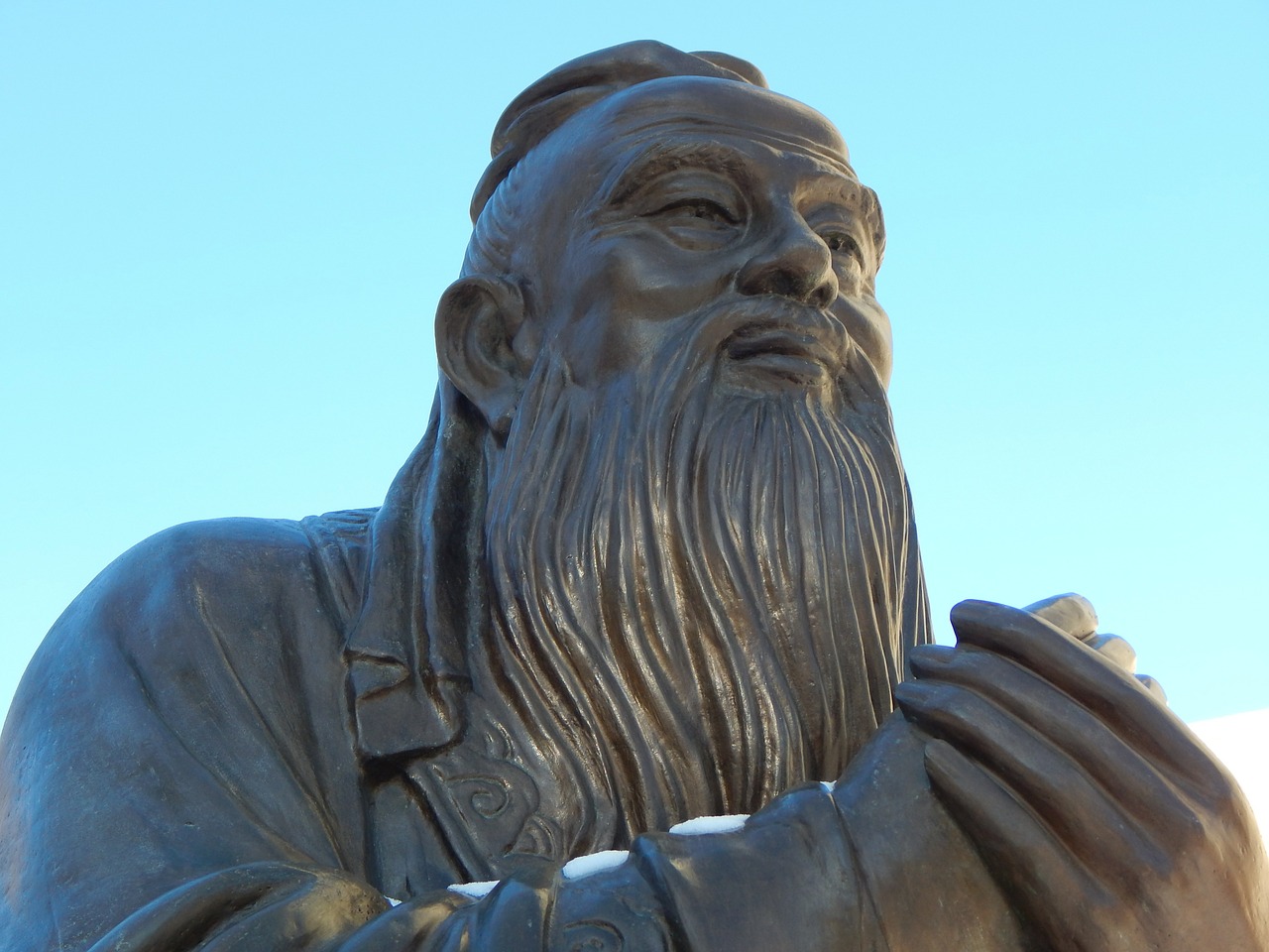 confucius statue chinese free photo