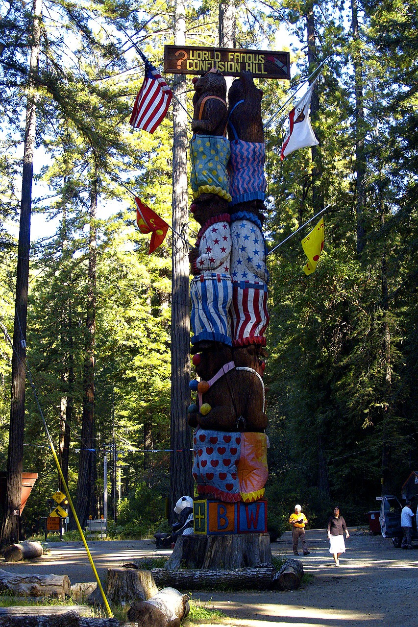 confusion hill carving touristic free photo