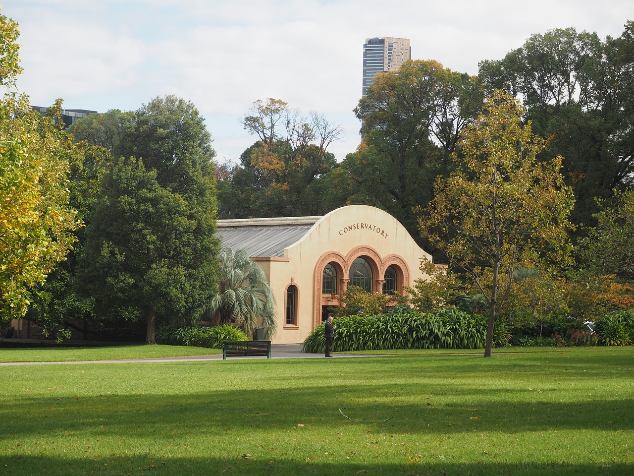 conservatory fitzroy gardens garden free photo