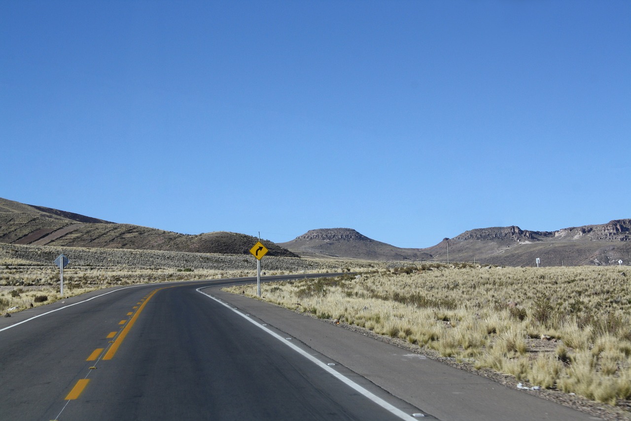 roads bolivia vacuum free photo