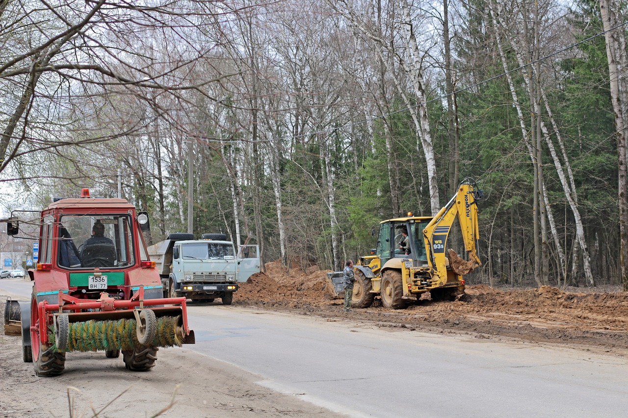 construction repair road free photo