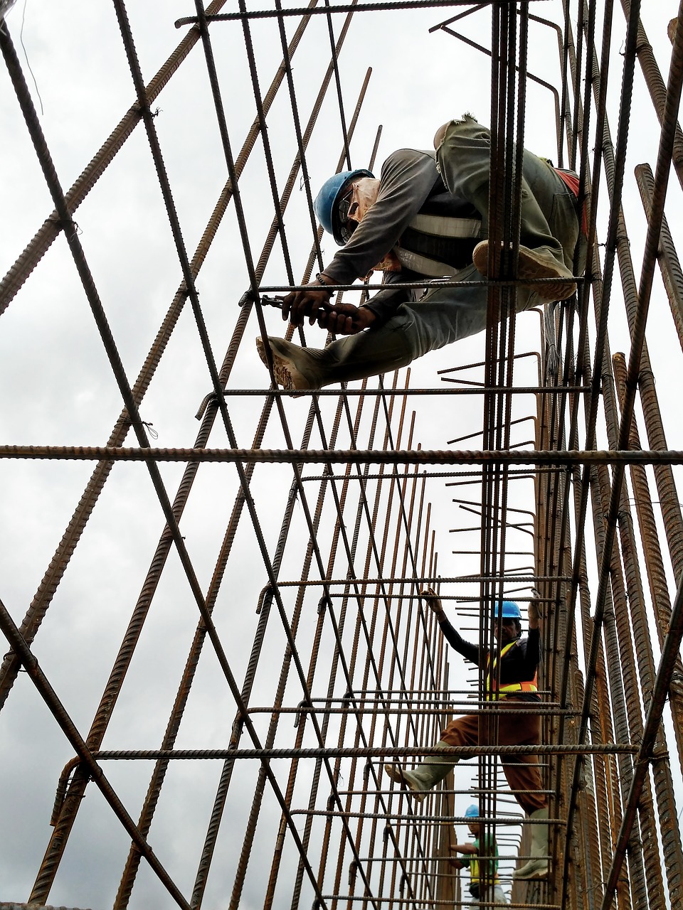 construction worker concrete free photo