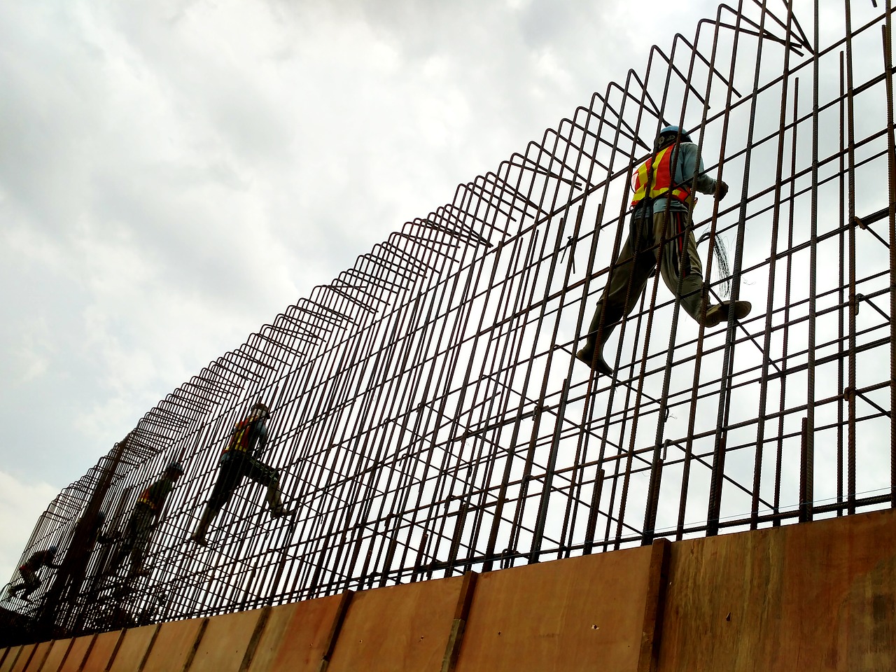 construction worker concrete free photo