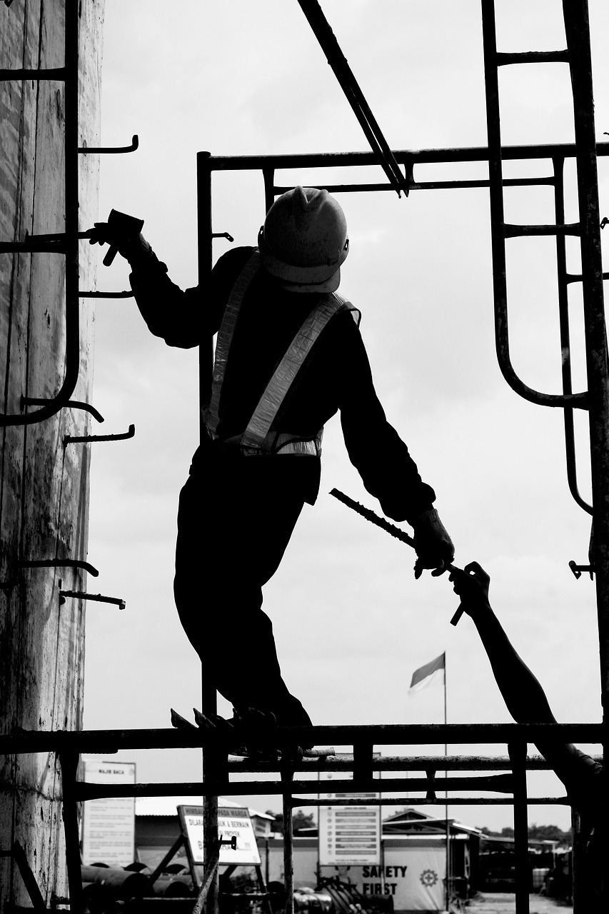 construction worker concrete free photo