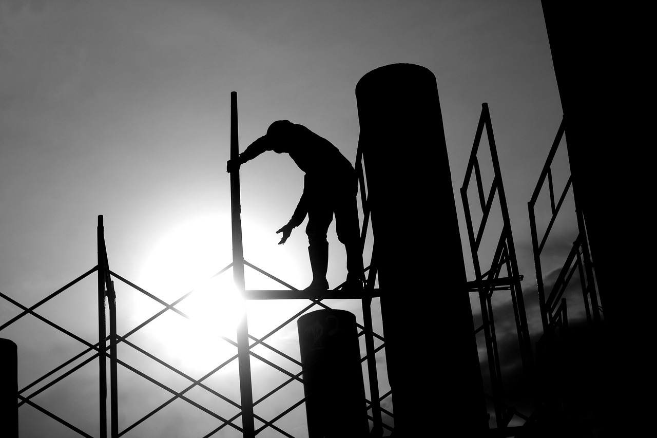 construction worker concrete free photo