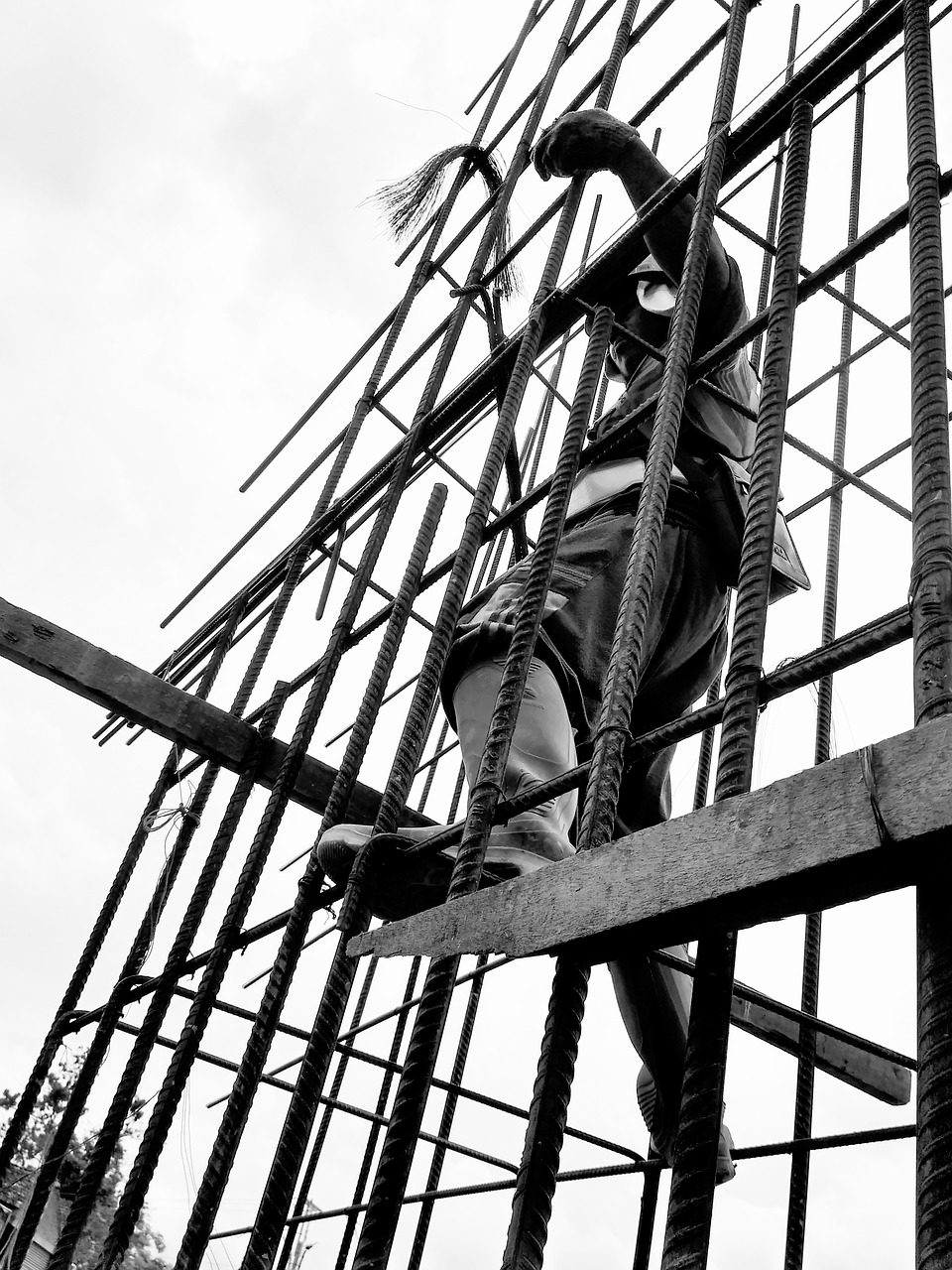 construction worker concrete free photo