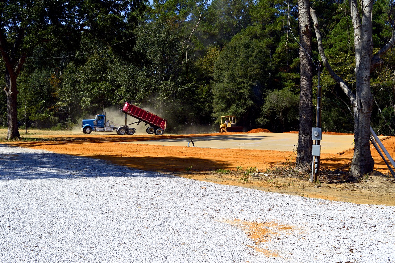 construction truck dump free photo