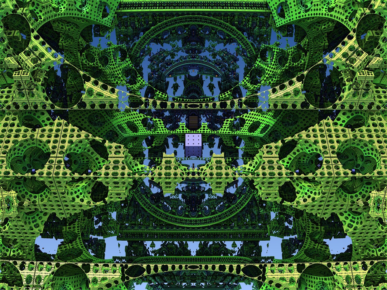 construction fractal chaos free photo
