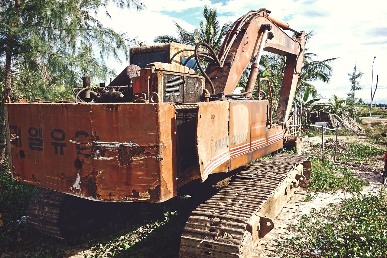 construction machine excavator free photo